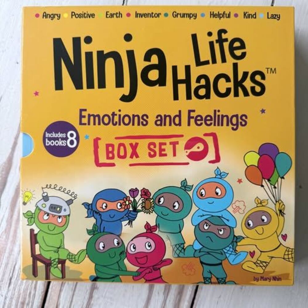 Ninja Life Hacks Emotions and Feelings 8 Book Box Set